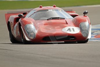World © Octane Photographic Ltd. Donington Park General un-silenced test 25th April 2013. Lola T70. Digital Ref : 0641cb7d6625