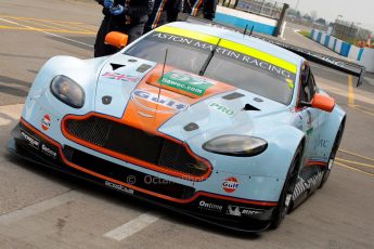 World © Octane Photographic Ltd/Chris Enion. Donington Park General un-silenced test 25th April 2013. Aston Martin Vantage PRO GTE, Darren Turner. Digital Ref : 0641ce1d2304
