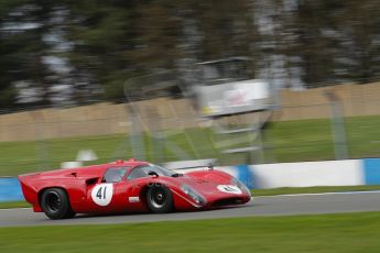 World © Octane Photographic Ltd/Chris Enion. Donington Park General un-silenced test 25th April 2013. Martin Stretton - Lola T70. Digital Ref : 0641ce1d2740