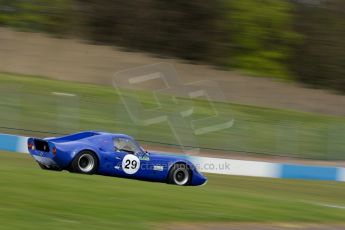 World © Octane Photographic Ltd/Chris Enion. Donington Park General un-silenced test 25th April 2013. Chevron B8 - Paul Ingram/Chris Chiles jr. Digital Ref : 0641ce1d2801