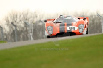 World © Octane Photographic Ltd/Chris Enion. Donington Park General un-silenced test 25th April 2013. Team Tiger Lola T70 Mk IIIB.Digital Ref : 0641ce7d6690