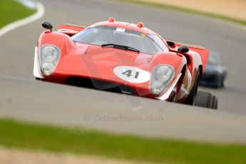 World © Octane Photographic Ltd/Chris Enion. Donington Park General un-silenced test 25th April 2013. Martin Stretton - Lola T70. Digital Ref : 0641ce7d6914
