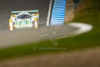 World © Octane Photographic Ltd/Chris Enion. Donington Park General un-silenced test 25th April 2013. Henrik Linberg - Porsche 962C Dauer Racing "Tic Tac" - Group C (Gp.C) Racing. Digital Ref : 0641ce7d6924