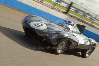 World © Octane Photographic Ltd. Donington Park General un-silenced testing, April 30th 2013. Benjamin Eastick - Jaguar D-Type. Digital Ref : 0643cb7d7424