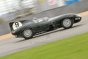 World © Octane Photographic Ltd. Donington Park General un-silenced testing, April 30th 2013. Benjamin Eastick - Jaguar D-Type. Digital Ref : 0643cb7d7587