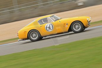 World © Octane Photographic Ltd. Donington Park General un-silenced testing, April 30th 2013. Jackie Oliver/Gary Pearson - Ferrari 250SWB. Digital Ref : 0643cb7d7605