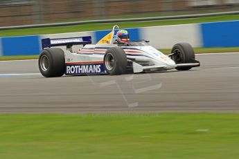World © Octane Photographic Ltd. Donington Park General un-silenced testing, April 30th 2013. March 821 - Rothmans - Mark Dwyer, Historic F1. Digital Ref : 0643cb7d7736