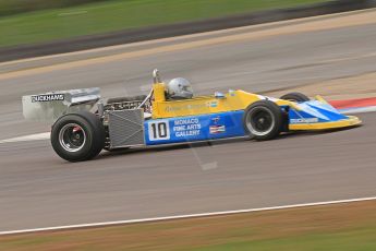 World © Octane Photographic Ltd. Donington Park General un-silenced testing, April 30th 2013. Ex-Ronnie Peterson March 761, Historic F1. Digital Ref : 0643cb7d7890