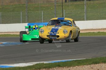 World © Octane Photographic Ltd. Donington Park General un-silenced testing, April 30th 2013. Lotus Elite - Barry Davison/John Davison and Nick Fleming - Ralt RT1 - SPT Motorsport. Digital Ref : 0643lw1d6515