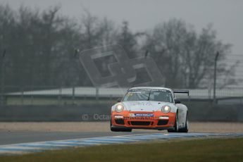 World © Octane Photographic Ltd. General unsilenced testing – Donington Park Thursday 11th April 2013. George Brewster - Celtic Racing - Porsche 997. Digital ref : 0630lw1d1858