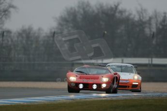 World © Octane Photographic Ltd. General unsilenced testing – Donington Park Thursday 11th April 2013. Ford GT40 Mk.I. George Brewster - Celtic Racing - Porsche 997. Digital ref : 0630lw1d1949