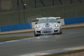 World © Octane Photographic Ltd. General unsilenced testing – Donington Park Thursday 11th April 2013. Britcar MSA British Endurance Championship.  Ian Loggie/Chris Jones – Porsche 997 GT3 Cup – Team Parker. Digital ref : 0630lw1d2186