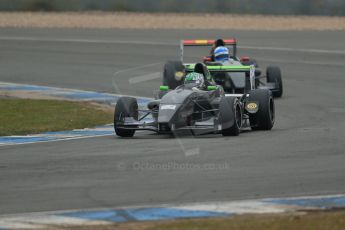 World © Octane Photographic Ltd. General unsilenced testing – Donington Park Thursday 11th April 2013. Protyre Formula Renault Championship. Tom Oliphant and Matteo Ferrer - MGR Motorsport. Digital ref : 0630lw1d2342