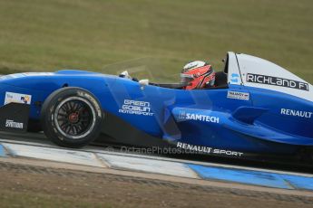 World © Octane Photographic Ltd. General unsilenced testing – Donington Park Thursday 11th April 2013. Protyre Formula Renault Championship. Ivan Taranov - Scorpio Motorsport. Digital ref : 0630lw1d2425
