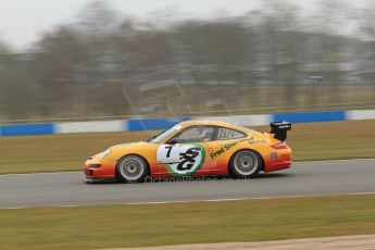 World © Octane Photographic Ltd. General unsilenced testing – Donington Park Thursday 11th April 2013. Porsche 997 - Porsche GT3 Cup. Digital ref : 0630lw7d4711