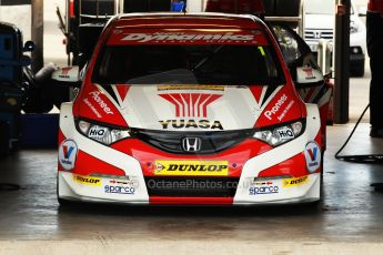World © Octane Photographic Ltd. Donington Park unsilenced testing, 10th October 2013. Honda Yuasa Racing Team, British Touring Car Championship (BTCC), Honda Civic, Gordon Shedden. Digital Ref :