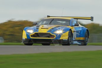 World © Octane Photographic Ltd. Donington Park unsilenced testing, 10th October 2013. Aston Martin Racing, Aston Martin Vantage GT3, British GT Championship. Digital Ref :