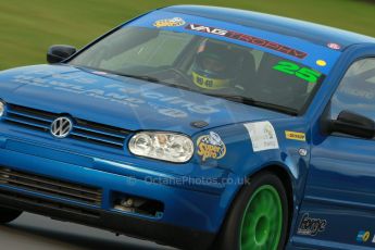 World © Octane Photographic Ltd. Donington Park unsilenced testing, 10th October 2013. VAG Trophy, Volkswaken (VW) Golf Mk.4 GTi 1.8T, Mike Smith. Digital Ref :