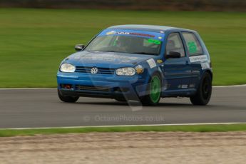 World © Octane Photographic Ltd. Donington Park unsilenced testing, 10th October 2013. VAG Trophy, Volkswaken (VW) Golf Mk.4 GTi 1.8T, Mike Smith. Digital Ref :