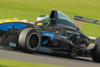 World © Octane Photographic Ltd. Donington Park unsilenced testing, 10th October 2013. Toby Sowery - MGR Motorsport Protyre Formula Renault test. Digital Ref :