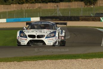 World © Octane Photographic Ltd. Donington Park unsilenced testing, 10th October 2013. BMW Z4 GT3, Ecurie Ecosse, British GT Championship, Oliver Bryant and Marco Attard. Digital Ref :