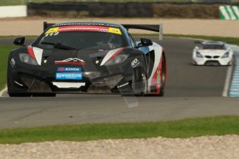World © Octane Photographic Ltd. Donington Park unsilenced testing, 10th October 2013. McLaren MP4-12C GT3 United Autosports. Jim Geddie and Glynn Geddie. Digital Ref :