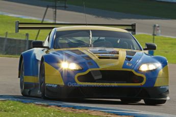 World © Octane Photographic Ltd. Donington Park unsilenced testing, 10th October 2013. Aston Martin Racing, Aston Martin Vantage GT3, British GT Championship. Digital Ref :