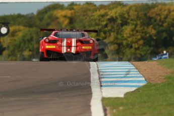 World © Octane Photographic Ltd. Donington Park unsilenced testing, 10th October 2013. Shaun Balfe and James Swift, Ferrari. Digital Ref :