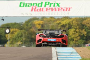 World © Octane Photographic Ltd. Donington Park unsilenced testing, 10th October 2013. McLaren MP4-12C GT3 United Autosports. Jim Geddie and Glynn Geddie. Digital Ref :