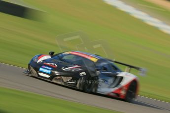 World © Octane Photographic Ltd. Donington Park unsilenced testing, 10th October 2013. McLaren MP4-12C GT3 United Autosports. Jim Geddie and Glynn Geddie. Digital Ref :