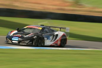 World © Octane Photographic Ltd. Donington Park unsilenced testing, 10th October 2013. McLaren MP4-12C GT3 United Autosports. Jim Geddie and Glynn Geddie. Digital Ref :