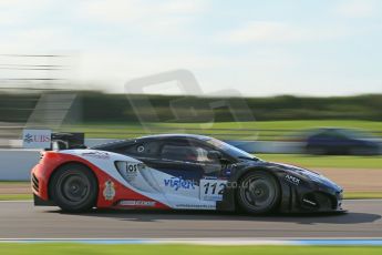 World © Octane Photographic Ltd. Donington Park unsilenced testing, 10th October 2013. McLaren MP4-12C GT3 United Autosports. Jim Geddie and Glynn Geddie. Digital Ref :