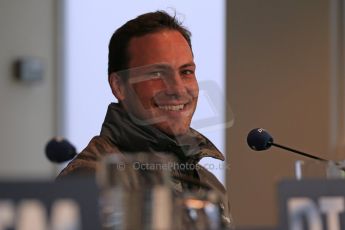 World © Octane Photographic Ltd. German Touring Cars (DTM) Brands Hatch Saturday 18th May 2013. Conference. HWA Team – DTM AMG Mercedes C-Coupe – Gary Paffett. Digital Ref: 0679cb1d4466