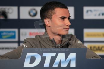 World © Octane Photographic Ltd. German Touring Cars (DTM) Brands Hatch Saturday 18th May 2013. Conference. Mucke Motorsport – DTM AMG Mercedes C-Coupe – Pascal Wehrlein. Digital Ref: 0679cb1d4495