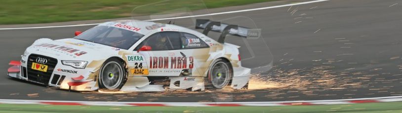 World © Octane Photographic Ltd. German Touring Cars (DTM) Brands Hatch Saturday 18th May 2013. Practice. Audi Sport Team Abt – Audi RS5 DTM – Adrien Tambay. Digital Ref: 0680cb1d4701