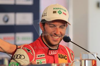 World © Octane Photographic Ltd. German Touring Cars (DTM) Brands Hatch Sunday 19th May 2013. Post Race Conference. Phoenix Racing – Audi RS5 DTM – Mike Rockenfeller. Digital Ref: