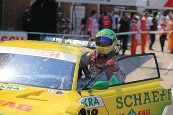 World © Octane Photographic Ltd. German Touring Cars (DTM) Brands Hatch Sunday 19th May 2013. Parc Ferme. Phoenix Racing – Audi RS5 DTM – Mike Rockenfeller. Digital Ref: 0689cb1d6426