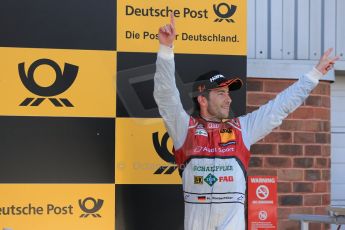 World © Octane Photographic Ltd. German Touring Cars (DTM) Brands Hatch Sunday 19th May 2013. Parc Ferme. Phoenix Racing – Audi RS5 DTM – Mike Rockenfeller. Digital Ref: 0689cb1d6489