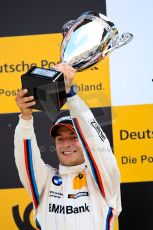 World © Octane Photographic Ltd. German Touring Cars (DTM) Brands Hatch Sunday 19th May 2013. Podium. BMW Team Schnitzer – BMW M3 DTM – Bruno Spengler. Digital Ref: 0689ce1d3169