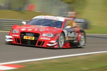 World © Octane Photographic Ltd. German Touring Cars (DTM) Brands Hatch Sunday 19th May 2013. Shakedown lap. Phoenix Racing– Audi RS5 DTM – Miguel Molina. Digital Ref: