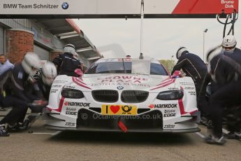 World © Octane Photographic Ltd. German Touring Cars (DTM) Brands Hatch Sunday 19th May 2013. Pit stop practice. BMW Team RMG – BMW M3 DTM – Andy Priaulx. Digital Ref: 0685cb1d5774