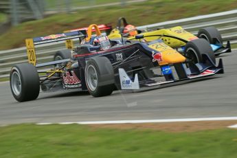 World © Octane Photographic Ltd. FIA European F3 Championship. Friday 17th May 2013. EuroInternational – Dallara F312 Mercedes – Tom Blomqvist and Double R Racing – Dallara F313 Mercedes – Sean Gelael. Digital Ref :
