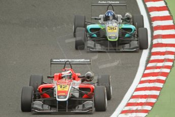 World © Octane Photographic Ltd. FIA European F3 Championship. Friday 17th May 2013. Fortec Motorsports – Dallara F312 Mercedes – Luis Felipe Derani and Josh Hill. Digital Ref :