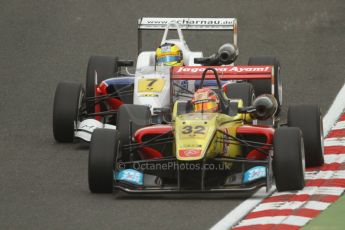 World © Octane Photographic Ltd. FIA European F3 Championship. Friday 17th May 2013. Double R Racing – Dallara F313 Mercedes – Sean Gelael and Ma-Con – Dallara F312 Volkswagen – Sven Muller. Digital Ref :