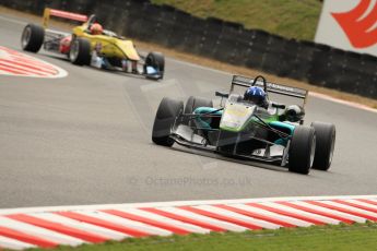 World © Octane Photographic Ltd. FIA European F3 Championship. Friday 17th May 2013. Fortec Motorsports – Dallara F312 Mercedes – Josh Hill and Double R Racing – Dallara F313 Mercedes – Sean Gelael. Digital Ref :