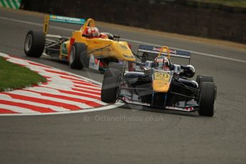 World © Octane Photographic Ltd. FIA European F3 Championship. Friday 17th May 2013. EuroInternational – Dallara F312 Mercedes – Tom Blomqvist and Jo Zeller Racing – Dallara F312 Mercedes – Sandro Zeller. Digital Ref :