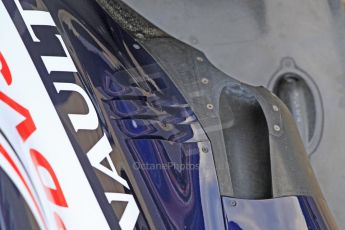 World © Octane Photographic Ltd. Formula 1 Winter testing, Barcelona – Circuit de Catalunya, 19th February 2013. Williams FW35 launch, the controversial exhaust gas conditioner. Digital Ref: 0576cb7d2507