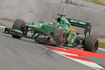 World © Octane Photographic Ltd. Formula 1 Winter testing, Barcelona – Circuit de Catalunya, 19th February 2013. Caterham CT03, Charles Pic. Digital Ref: 0576cb7d8356