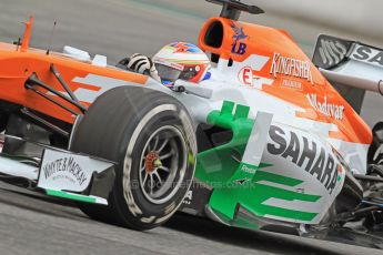 World © Octane Photographic Ltd. Formula 1 Winter testing, Barcelona – Circuit de Catalunya, 19th February 2013. Sahara Force India VJM06 – Paul di Resta. Digital Ref: 0576cb7d8367