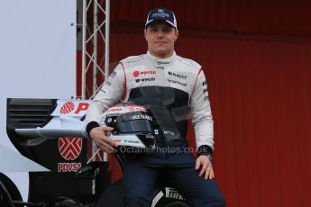 World © Octane Photographic Ltd. Formula 1 Winter testing, Barcelona – Circuit de Catalunya, 19th February 2013. Williams FW35 launch, Velterri Bottas. Digital Ref: 0576lw1d0989